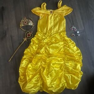 Toddlers Costume SIZE 3T-4T, Belle from Beauty and the Beast, ships in 1-2 days!